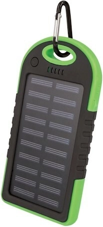 Setty napelemes powerbank 5000 mAh zöld