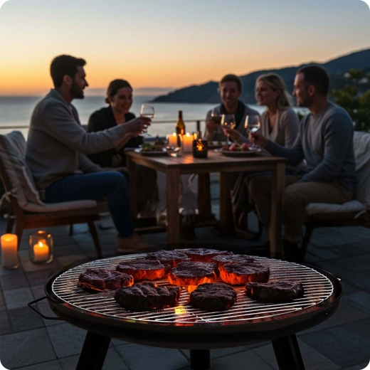 Grillrács gyors frissítőkhez