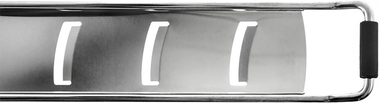 Öt éles rozsdamentes él az egyenletes szeletekhez