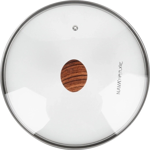 Gőzkivezető nyílás és rozsdamentes acél perem