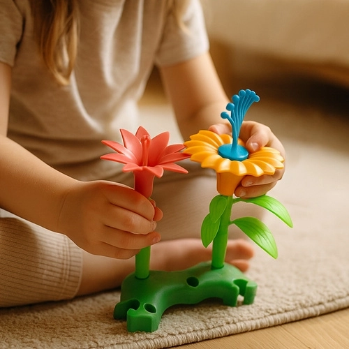 3D virágkompozíciók készítése
