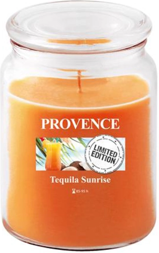 PROVENCE üveg illatgyertya Tequila Sunrise 95 óra