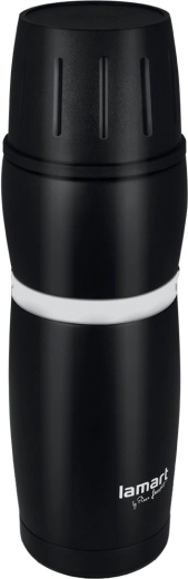 Rozsdamentes acél termosz Lamart Cup 480 ml, fekete