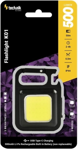 Technik MT-K01 Clip-Light munkalámpa COB LED-del és USB‑C-vel (500 lm)
