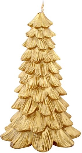 Karácsonyi gyertya, arany fenyőfa