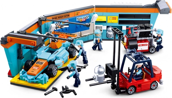 Sluban versenyautó szerviz készlet