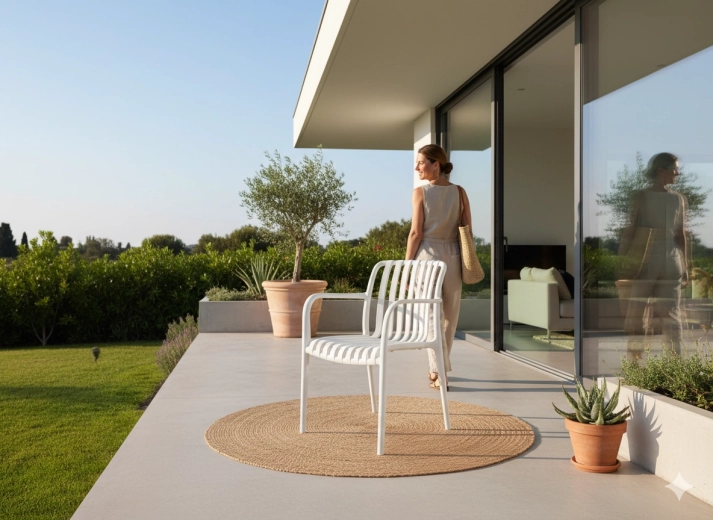 Kényelmes ülés modern stílusban