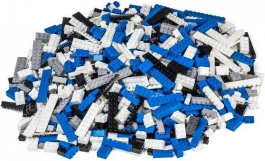 L-W Toys rendőrségi építőkészlet 1000 db