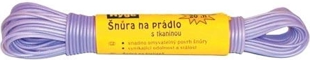 20 m-es ruhaszárítókötél műanyag bevonattal – színmix