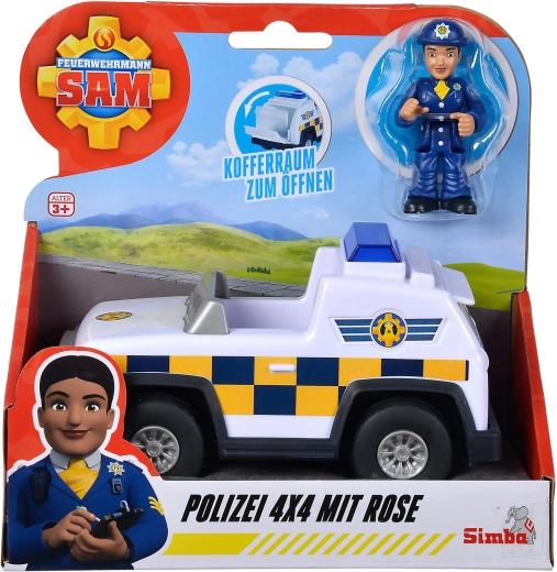 Tűzoltó Sam Rendőrségi Jeep 4x4 Mini