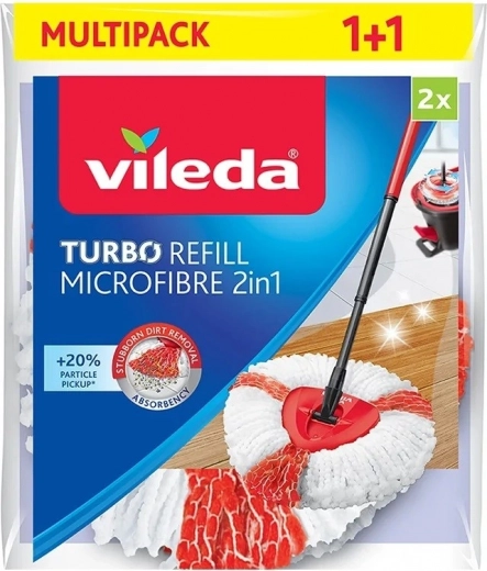 Cserefej forgó mophoz TURBO 2 az 1-ben, 2 db