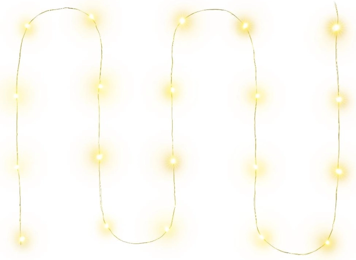 Retlux Nano karácsonyi fényfüzér, 20 LED, meleg fehér