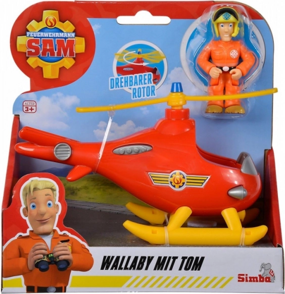 Simba Sam, a tűzoltó – Tom helikoptere figurával