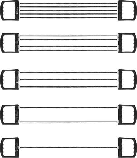 Állítható ellenállás az öt húrnak köszönhetően