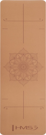 HMS YM11 parafa jóga matrac vízálló felülettel és igazító vonalakkal