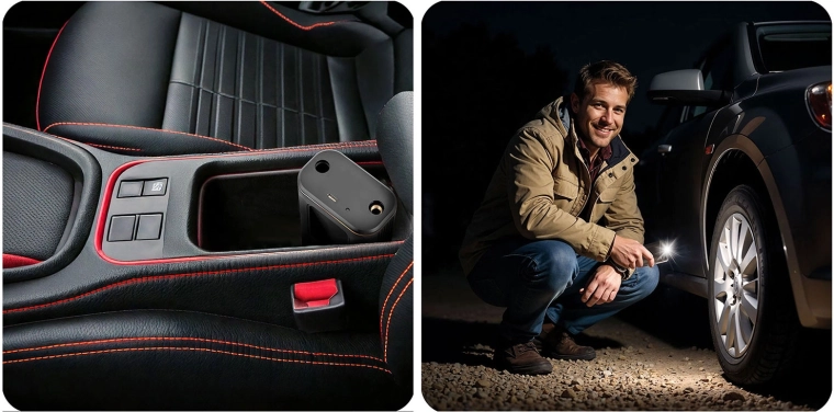 LED lámpa és SOS vészhelyzetekre