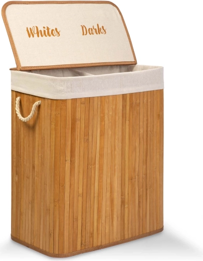 Két rekesz: világos és sötét ruhák gond nélkül