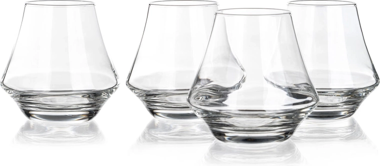 Whiskypoharak 290 ml ROYAL LEERDAM – 4 alacsony tumbler szett