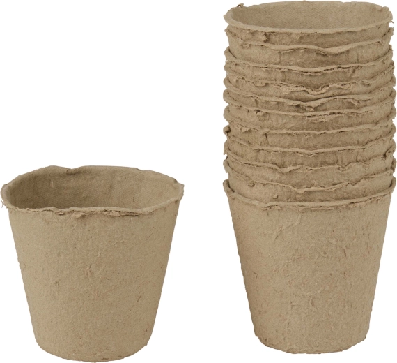 KINZO GARDEN papír ültetőcserepek 12 db 5,5 × 6 cm