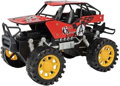 Piros jeep 22 cm - 1 db