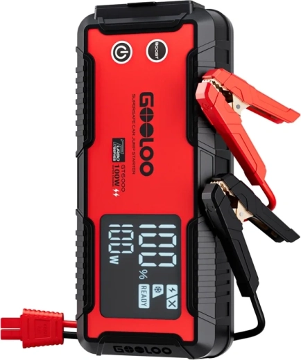 GooLoo GT6000 indítóáramforrás és powerbank 6000 A 27000 mAh 100 W