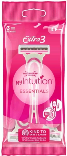 Wilkinson Extra Essentials 3 Beauty eldobható borotva, 4 db