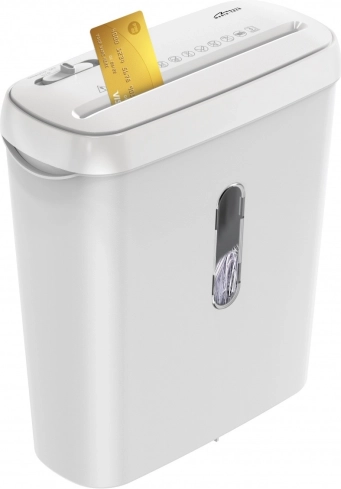 Media‑Tech White Shredder MT223 dokument- és bankkártya‑megsemmisítő