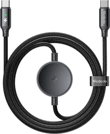 2 az 1-ben USB-C töltőkábel + vezeték nélküli töltő Samsung Watch-hoz