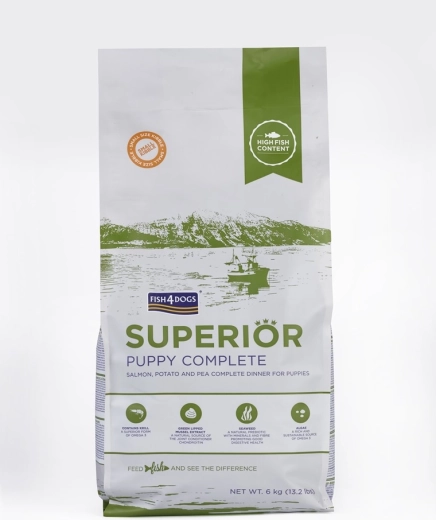 Fish4Dogs Superior granulátum kistestű kölyökkutyáknak lazaccal és burgonyával 6 kg