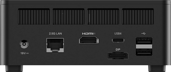 Gazdag csatlakoztathatóság USB4-gyel és 2,5G LAN-nal