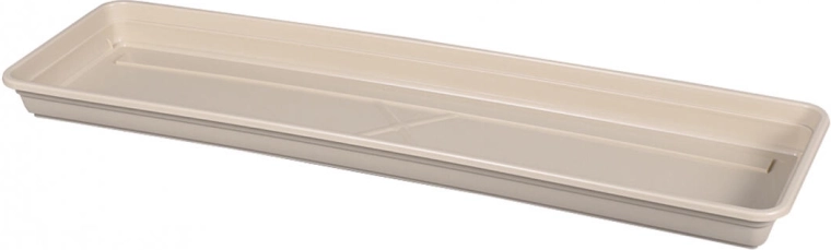 Lobelia Modern 40 cm világosbarna balkonláda-alátét