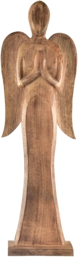 78 cm-es angyalszobor mangófából