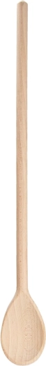 Fa főzőkanál, ovális, 50 cm
