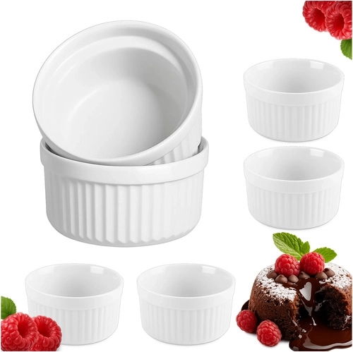 Ruhhy kerámia sütőtálkák (kokottok) 200 ml – 6 db-os készlet