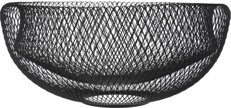 Tartós fém kivitel matt feketében