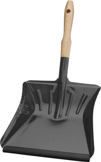 Lapát fa nyéllel és műanyag éllel