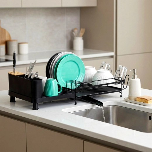 Okos vízelvezetés kifolyóval a mosogatóba