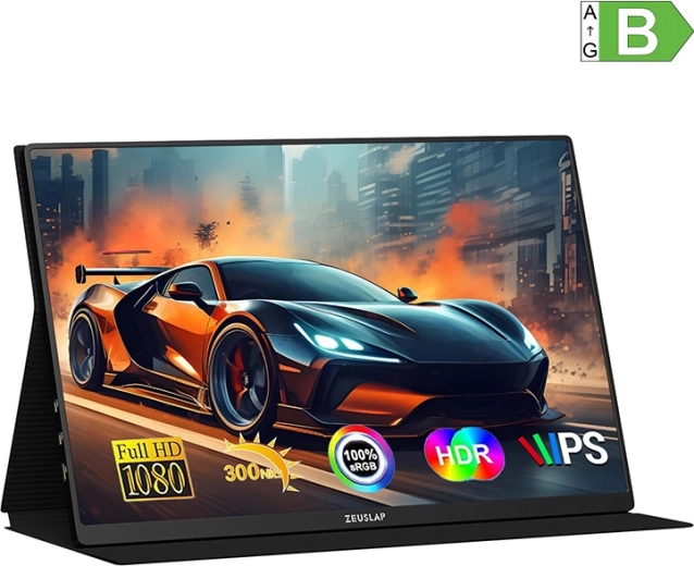 Hordozható monitor ZEUSLAP P16A 16,1" Full HD 144 Hz