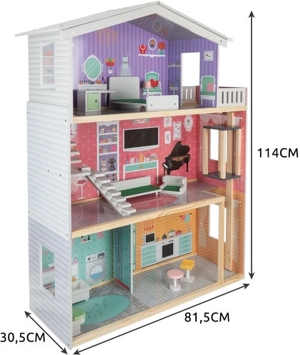 Három szint, négy helyiség és erkély