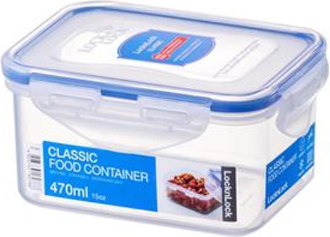 LOCKnLOCK téglalap alakú ételtároló doboz 470 ml