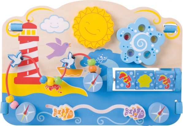 Bigjigs Baby fa motorikus tábla – tenger