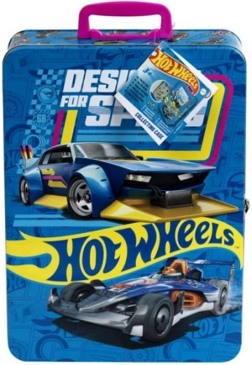 Fém bőrönd 50 kisautóhoz HOT WHEELS