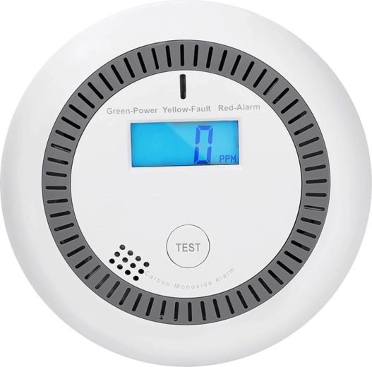 Solight szén-monoxid- (CO-) érzékelő LCD kijelzővel és 85 dB-es riasztóval