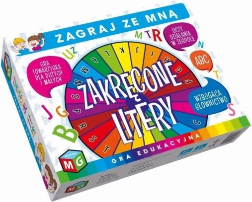 Családi vidám játék Csavart betűk