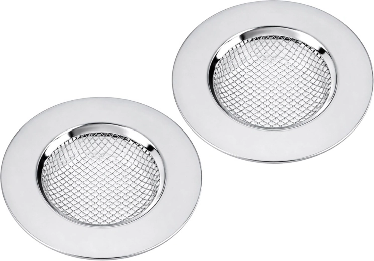 Orion rozsdamentes lefolyószűrők 3,8 és 7,5 cm - 2 db