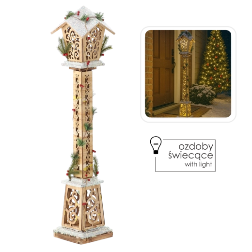 Meleg LED fény a varázslatos hangulathoz