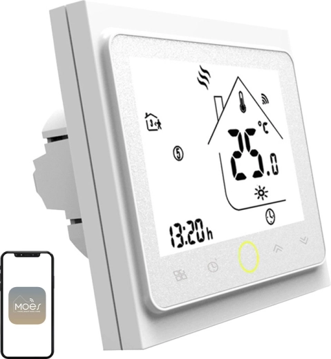 Moes Wi‑Fi LCD termosztát elektromos padlófűtéshez