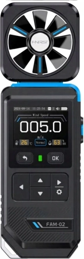 FNIRSI digitális anemométer FAM-02