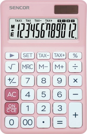 Sencor SEC 381 asztali számológép, rózsaszín