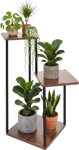 Gardlov loft virágtartó állvány 78 cm, 3 polccal